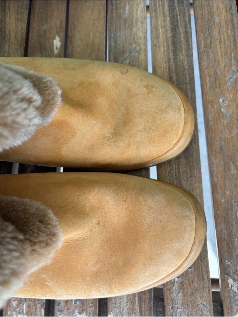 Authetic Timberland faux fur boots